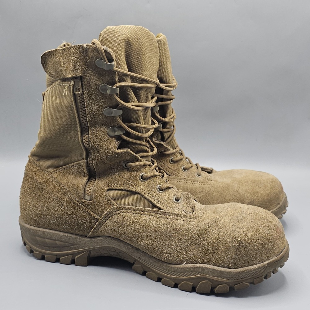 Belleville C312ZST Hot Weather Steel Toe Boots 12.5W Vibram Military Lightweight
